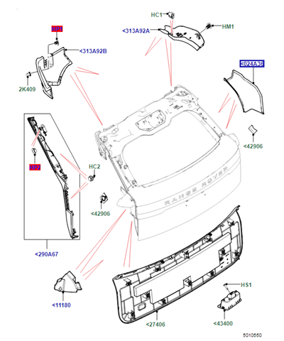 LR092765 Land Rover 