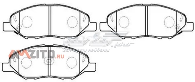 Гальмівні колодки HSB HP5267 ціна, від 21.51 USD