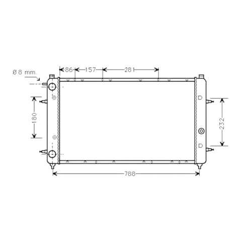 R20021 Sato Tech Радіатор охолодження двигуна