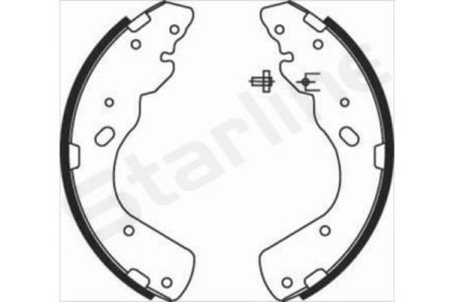 Купити BC08450 Starline Колодки гальмові задні, барабанні
