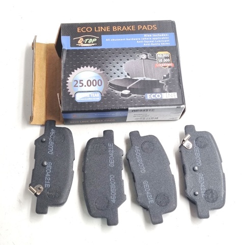 Задні гальмівні колодки QE0421E Q-top