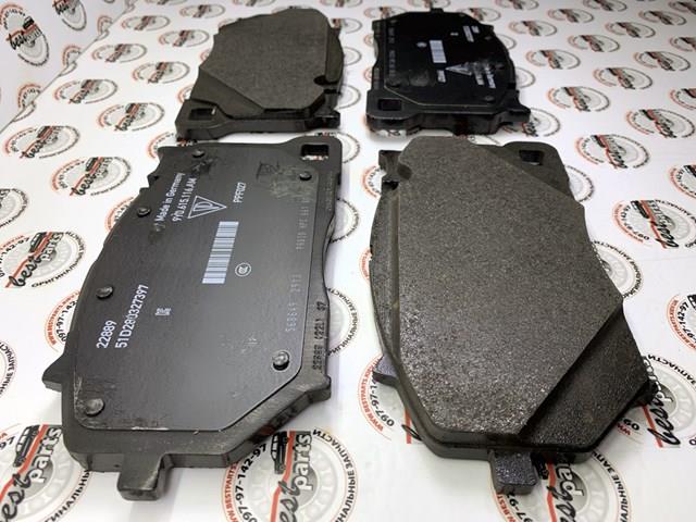 9Y0698151AM Porsche Передні гальмівні колодки