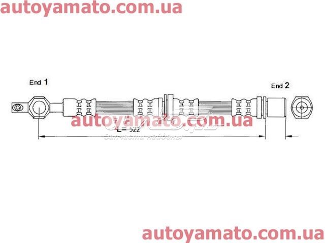 Купити PHD2320 TRW Шланг гальмівний задній