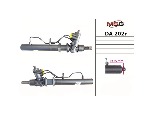 DA201R MSG Rebuilding Рейковий рульовий механізм