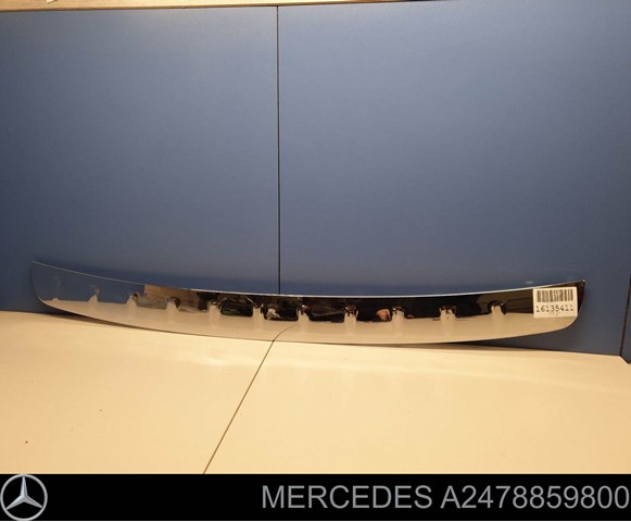A2478859800 Mercedes Накладка бампера заднього, верхня захисна