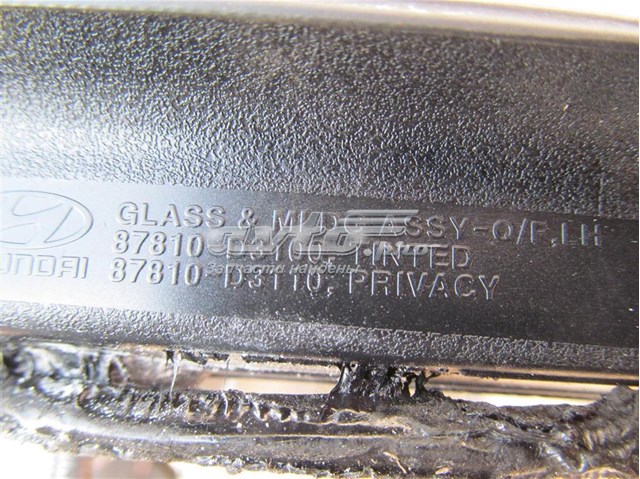 Купити 87810D3100 Hyundai/Kia Скло багажного відсіку, ліве