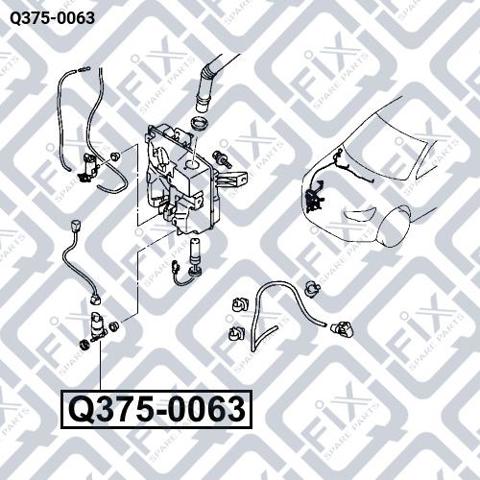 Насос-двигун омивача фар Q3750063 Q-fix