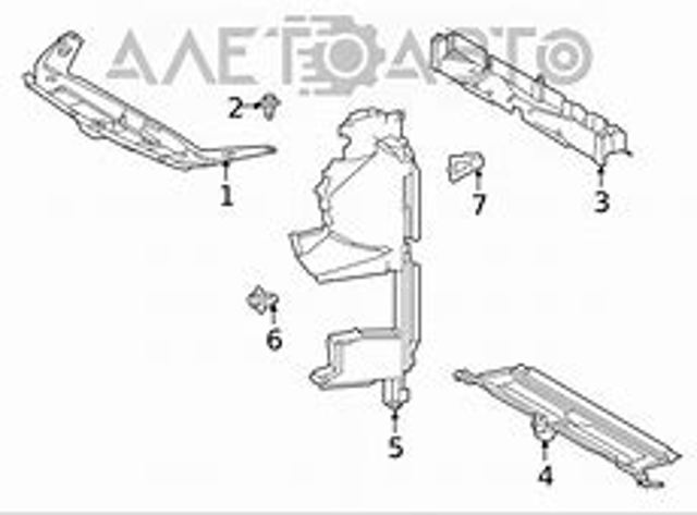 Молдинг задньої арки крила, правий FPS FP7085522 ціна, від 21.21 USD