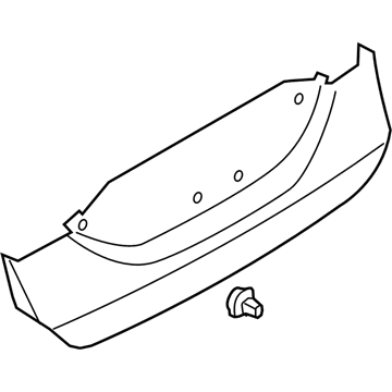 Купити DS73F423A40AFW Ford Кронштейн заднього номерного знака