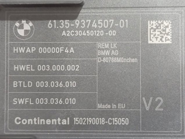  BMW 6135937450701 ціна, від  USD