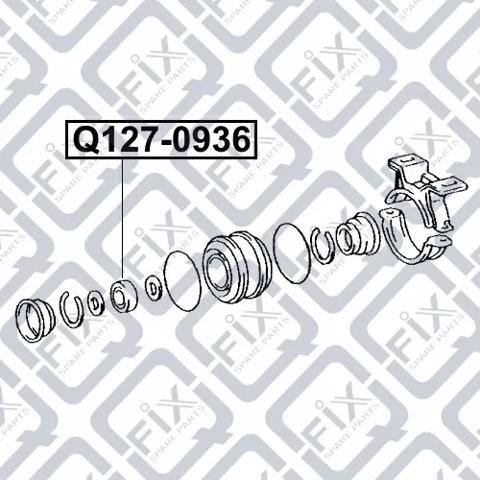 Підвісний підшипник передньої піввісі Q-fix Q1270936
