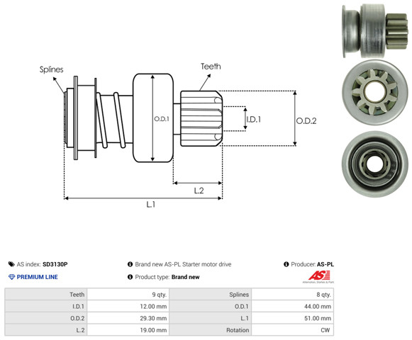 Бендикс AS/Auto Storm SD3130P ціна, від 18.45 USD