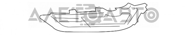 Решітка переднього бампера, ліва Hmpx HMPF1EB19953AA