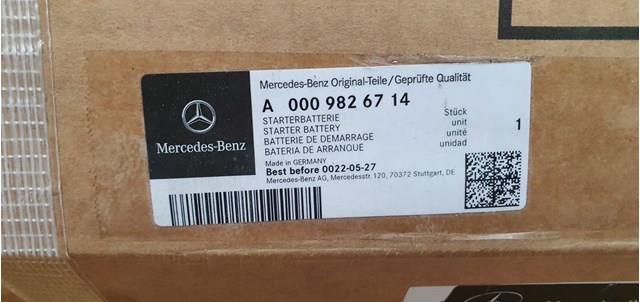Купити A0009826714 Mercedes Автомобільна батарея