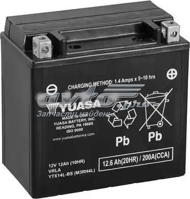 Автоакумулятор Юаса 12 А/г 12 В (YTX14LBS)