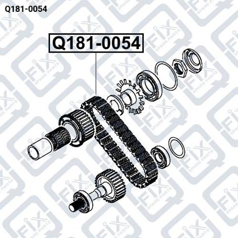Ланцюг приводу роздавальної коробки Q-fix Q1810054 ціна, від 114.74 USD