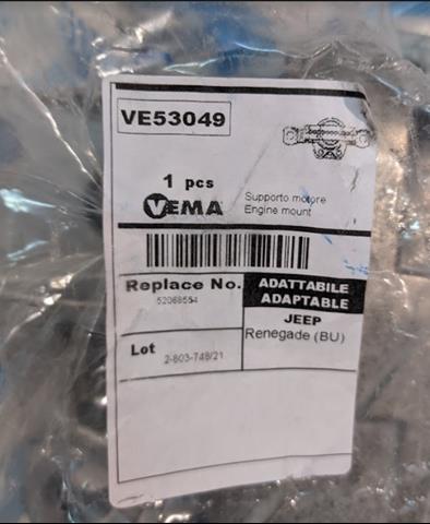 Подушка КПП Vema VE53049