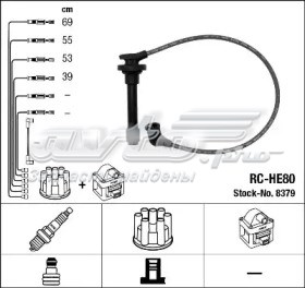 Дріт високовольтний NGK RCHE80