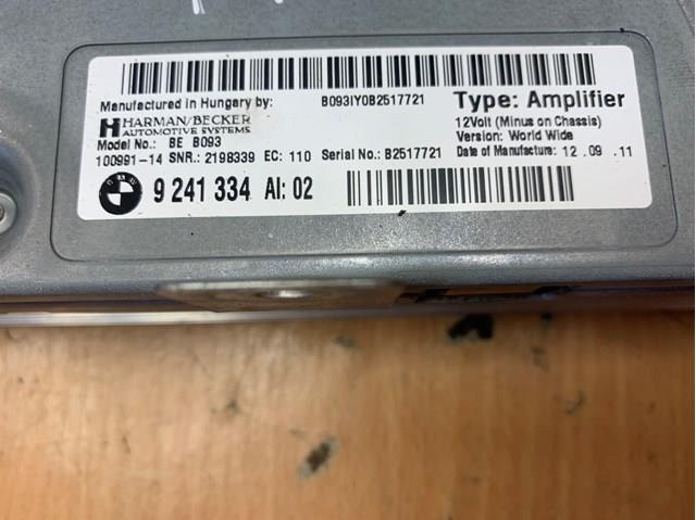 Купити 9241334 BMW Підсилювач звуку аудіосистеми
