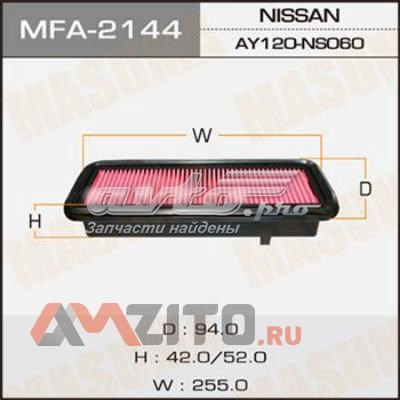 MFA2144 Masuma Повітряний фільтр двигуна