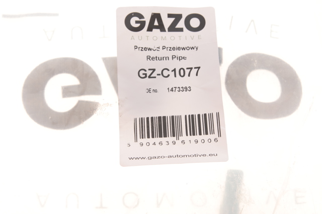 Трубка паливна, зворотня від форсунок Gazo GZC1077 ціна, від 21.19 USD