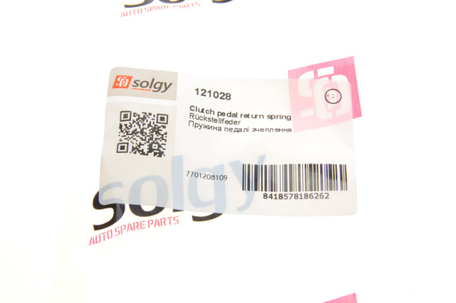 Пружина педалі зчеплення Solgy 121028 ціна, від 5.89 USD