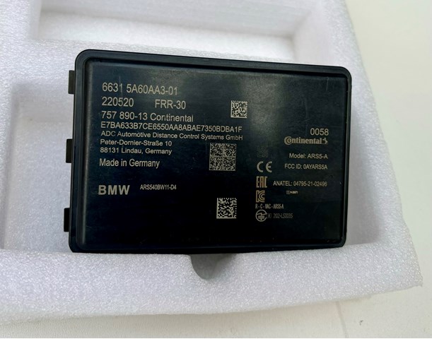 66315A60AA3 BMW Радарний датчик дистанції