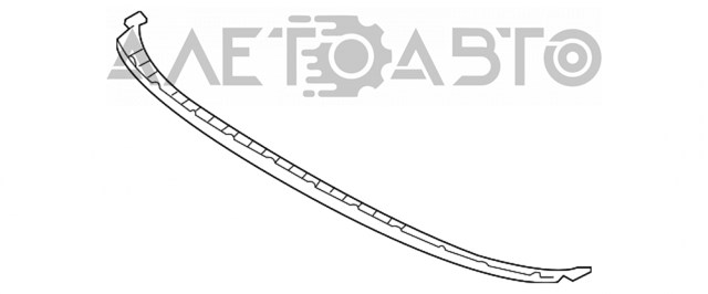 Спойлер переднього бампера 865914U500 Hyundai/Kia