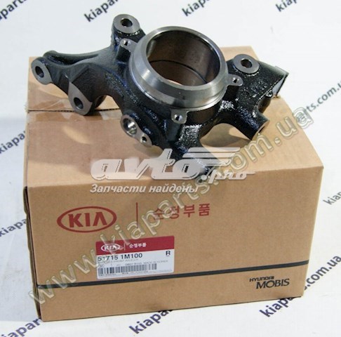 517151M100 Hyundai/Kia Цапфа передня ліва