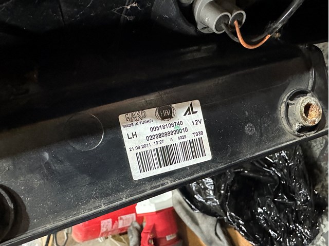 518106740 Fiat/Alfa/Lancia Задня ліва фара