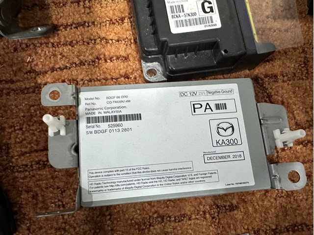 BDGF66DR0 Mazda 