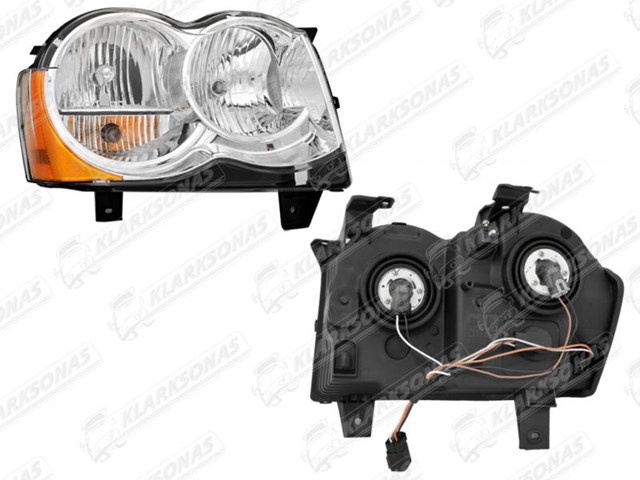Купити 55157482AE Chrysler Права блок фара