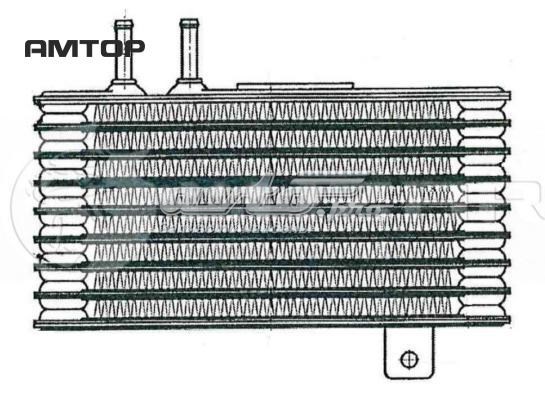 LOC1197 Luzar Радіатор охолодження, АКПП