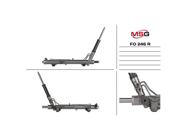 FO246R MSG Rebuilding Рейковий рульовий механізм