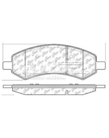 Передні тормозні колодки 10210840 Centric Parts