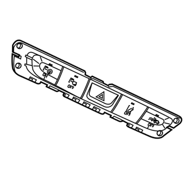 Кнопка аварійної сигналізації Chrysler 68165250AA