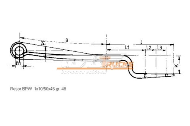 Ресори задні 88130500 Schomacker