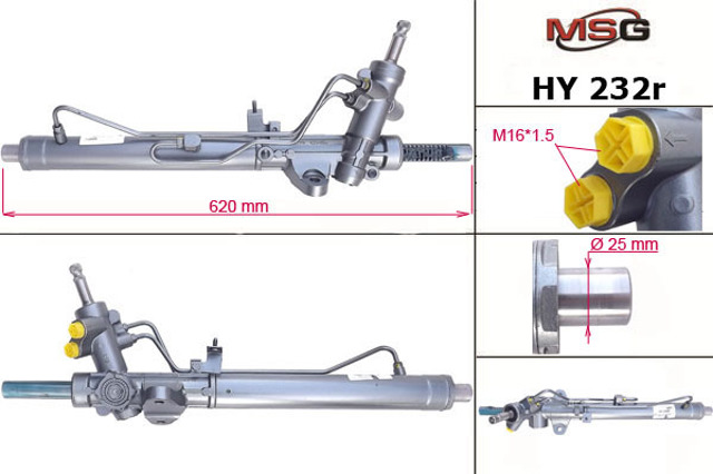 Кермова рейка Hyundai/Kia 577104L000