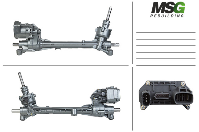 Купити BV613D070AR Ford Рульова рейка