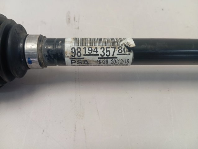 Привід правий Peugeot/Citroen 9819435780
