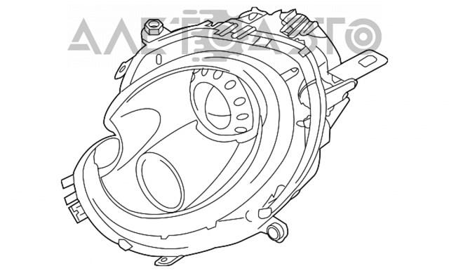 Фара права 63122751870 BMW