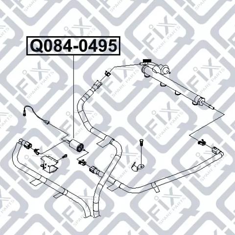 Паливний фільтр Q0840495 Q-fix