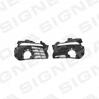 Купити 1627679980 Peugeot/Citroen Решітка переднього бампера, права