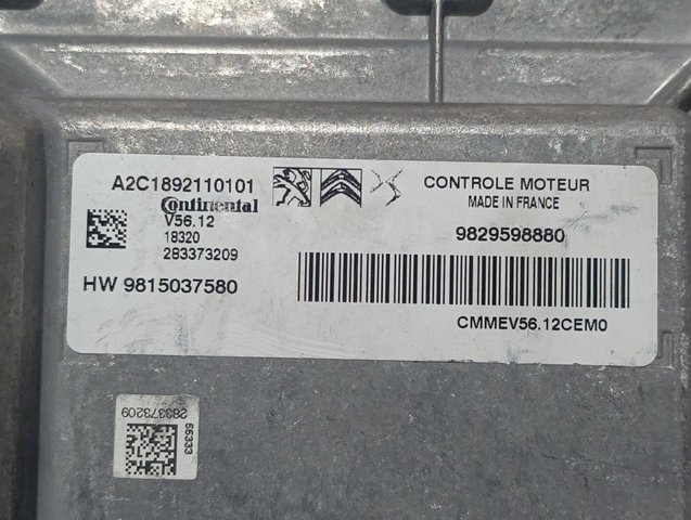  Peugeot/Citroen 9829598880 ціна, від 72.27 USD