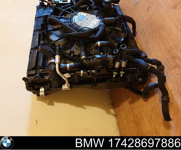 Купити 8697886 BMW Дифузор радіатора охолодження, в зборі з двигуном і крильчаткою