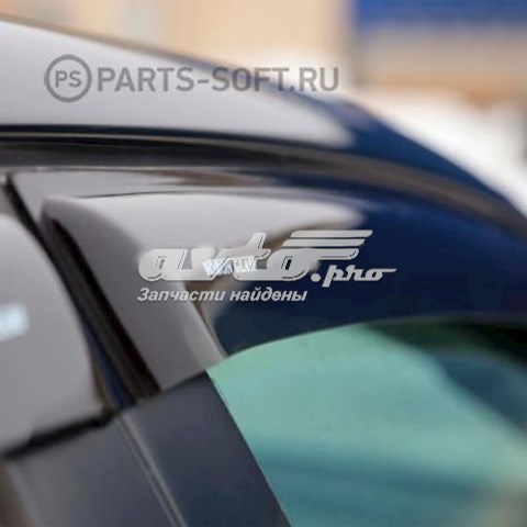 Дефлектор-обтікач (вітровики) на скло дверей, комплект 4 шт. Volvo S40 1 (VS) (Вольво S40)