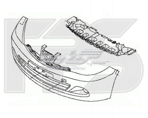 Кенгурятник FPS FP5014220 ціна, від 12.67 USD