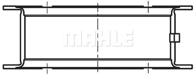 Вкладиші коленвала, корінні, комплект, стандарт (STD) Mahle Original 001FL10358000 ціна, від 67.96 USD