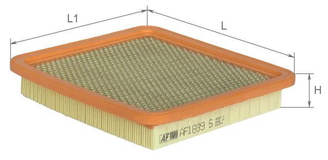 Елемент повітряного фільтра Alpha Filter AF1839S ціна, від 4.32 USD