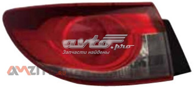 Ліхтар задній лівий, зовнішній 2161996LUE Depo/Loro/Abakus
